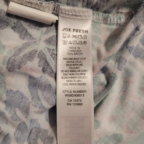 XL Joe Fresh Floral Dress with Tie Straps - Picture 3 of 6